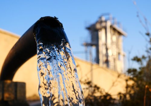 خروجی آب تصفیه خانه شرکت خمیرمایه برتر